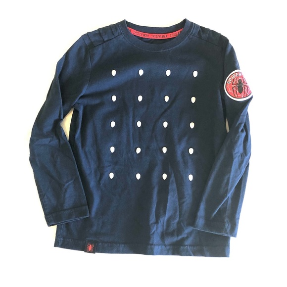 Marvel Other - Marvel Spiderman Navy Blue Kids Long sleeve Tee
